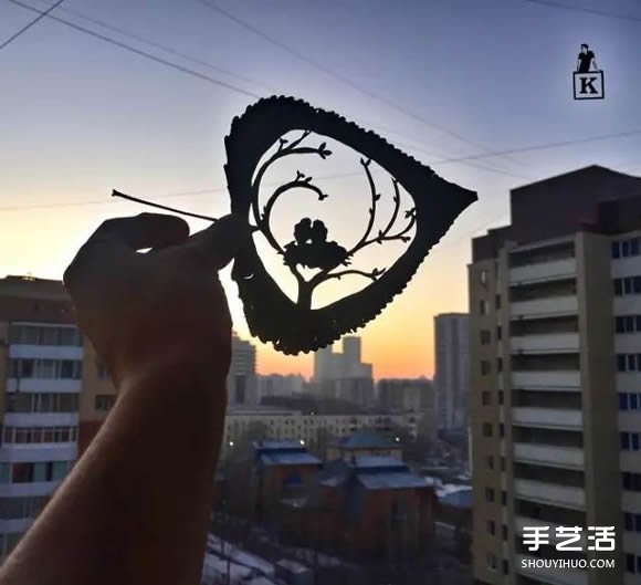 葉子切割畫(huà)作品圖片 精美手工葉切畫(huà)圖片欣賞 -  itrip.net.cn
