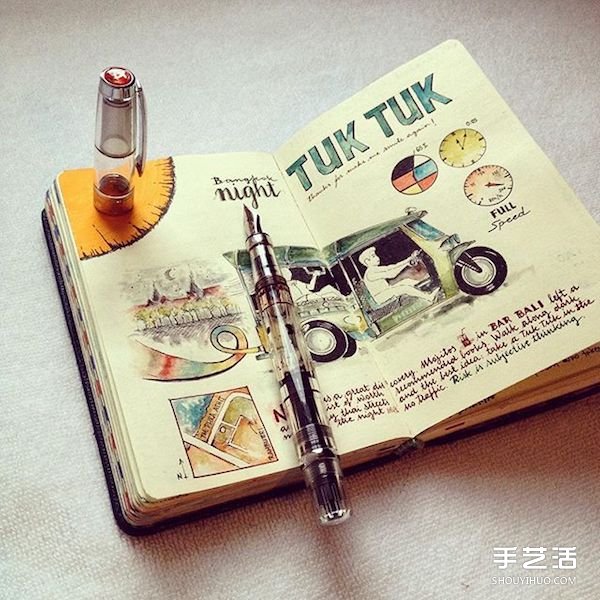 José Naranja英文手賬繪本欣賞 -  itrip.net.cn