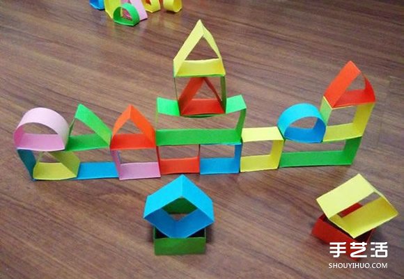自制積木的方法簡單 紙條積木手工制作教程 -  itrip.net.cn