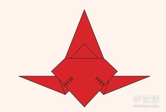 圣誕老人折紙步驟圖 手工折紙圣誕老人教程 -  itrip.net.cn