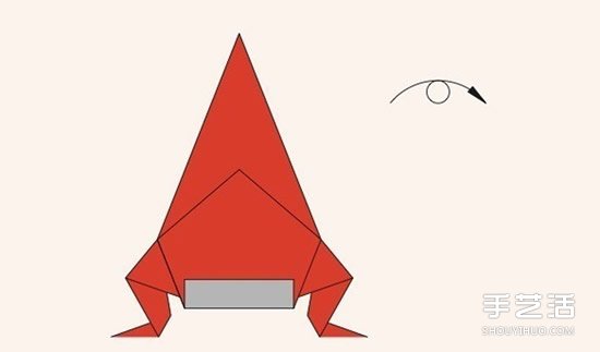 圣誕老人折紙步驟圖 手工折紙圣誕老人教程 -  itrip.net.cn
