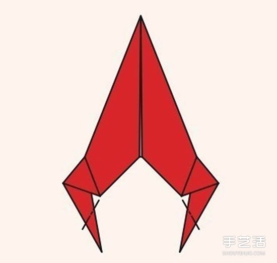 圣誕老人折紙步驟圖 手工折紙圣誕老人教程 -  itrip.net.cn