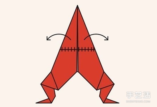圣誕老人折紙步驟圖 手工折紙圣誕老人教程 -  itrip.net.cn