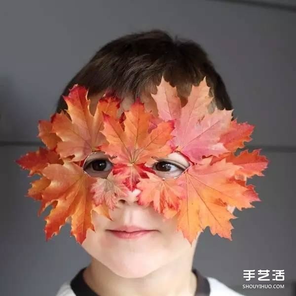 幼兒園樹葉面具手工制作 簡單葉子面具的做法 -  itrip.net.cn