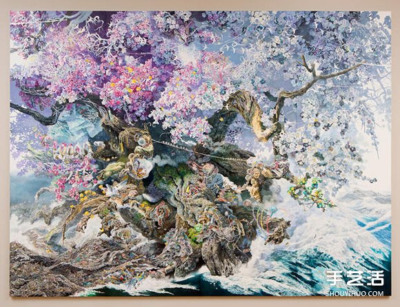 三年半時(shí)光的堅(jiān)持！日本藝術(shù)家繪制巨幅畫(huà)作 -  itrip.net.cn