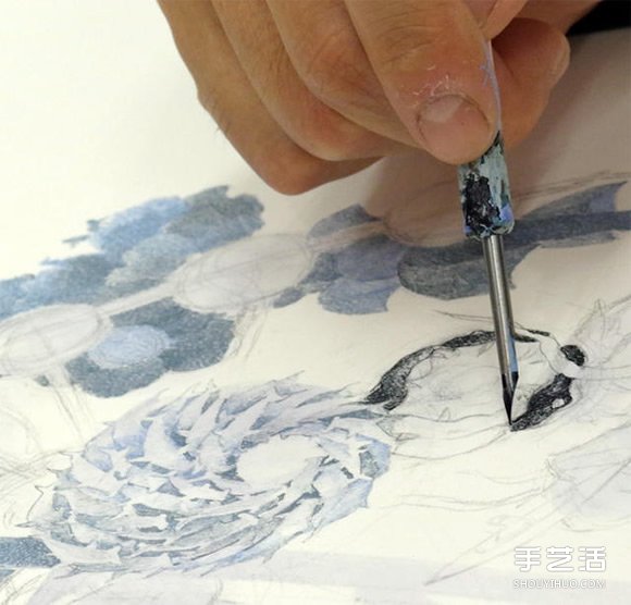 三年半時(shí)光的堅(jiān)持！日本藝術(shù)家繪制巨幅畫(huà)作 -  itrip.net.cn
