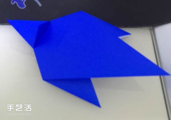噴水鯨魚的折法圖解 折紙立體鯨魚的過程步驟 -  itrip.net.cn