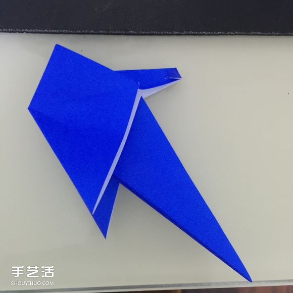 噴水鯨魚的折法圖解 折紙立體鯨魚的過程步驟 -  itrip.net.cn