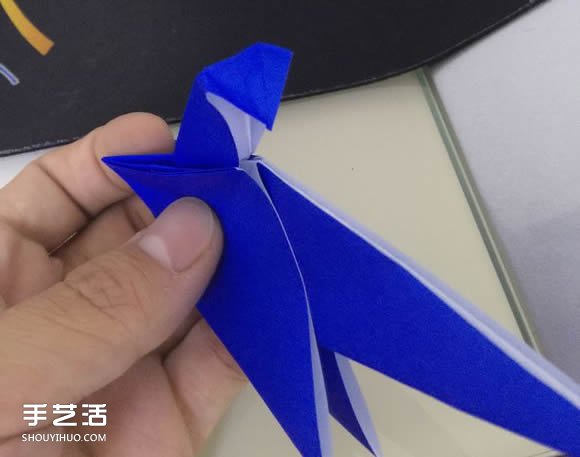 噴水鯨魚的折法圖解 折紙立體鯨魚的過程步驟 -  itrip.net.cn