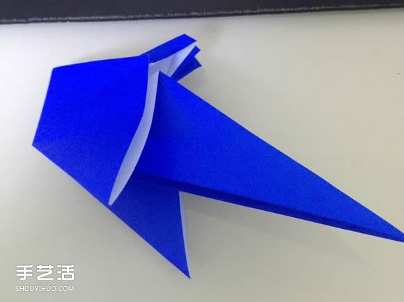 噴水鯨魚的折法圖解 折紙立體鯨魚的過程步驟 -  itrip.net.cn