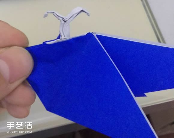 噴水鯨魚的折法圖解 折紙立體鯨魚的過程步驟 -  itrip.net.cn
