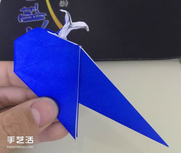噴水鯨魚的折法圖解 折紙立體鯨魚的過程步驟 -  itrip.net.cn
