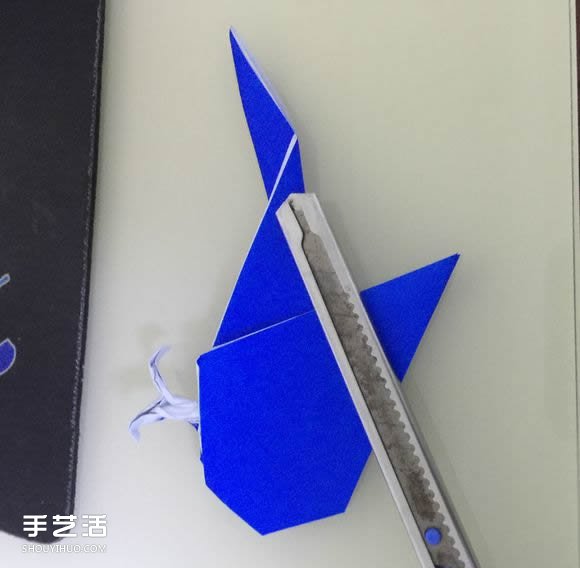 噴水鯨魚的折法圖解 折紙立體鯨魚的過程步驟 -  itrip.net.cn