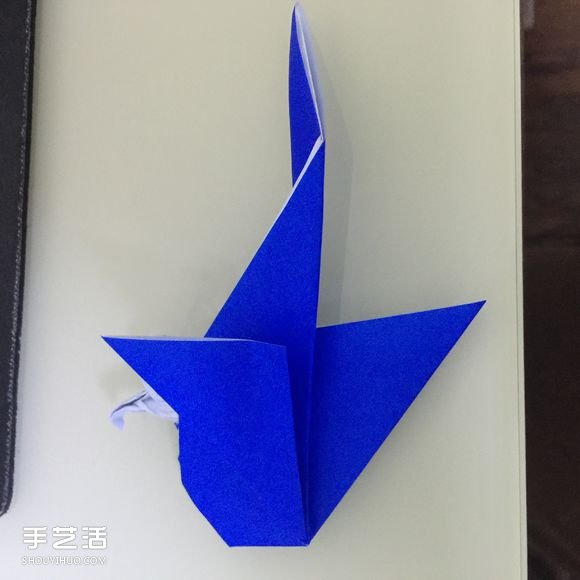 噴水鯨魚的折法圖解 折紙立體鯨魚的過程步驟 -  itrip.net.cn