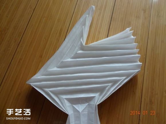 紙鶴的折法步驟圖解 手工折紙鶴的方法教程 -  itrip.net.cn