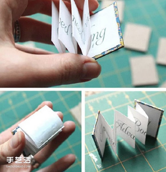 簡(jiǎn)單自制迷你本子的方法 精致小本子手工制作 -  itrip.net.cn
