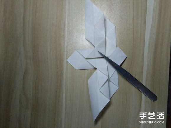 會飛的愛心折紙圖解 有翅膀的心形折法步驟 -  itrip.net.cn