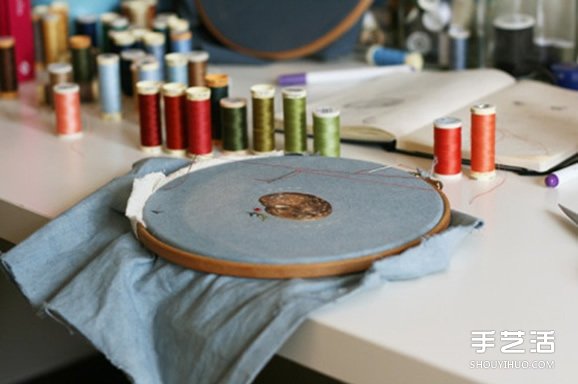 美好的動物刺繡作品 手工刺繡動物圖片欣賞 -  itrip.net.cn