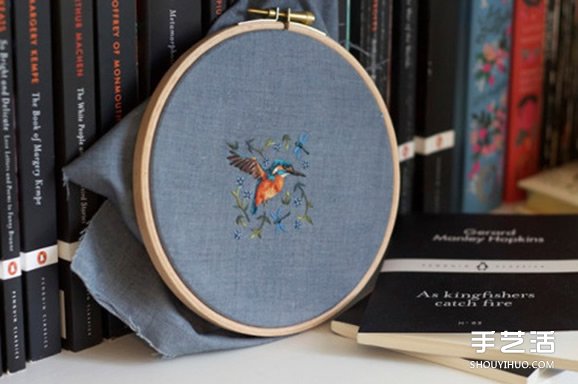 美好的動物刺繡作品 手工刺繡動物圖片欣賞 -  itrip.net.cn