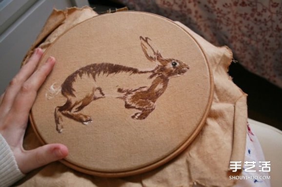 美好的動物刺繡作品 手工刺繡動物圖片欣賞 -  itrip.net.cn
