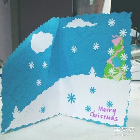 手工自制圣誕賀卡圖片 簡(jiǎn)單圣誕賀卡制作圖解 -  itrip.net.cn
