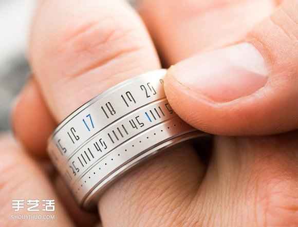 時光流動于指間！偽裝成戒指的史上最小手表 -  itrip.net.cn