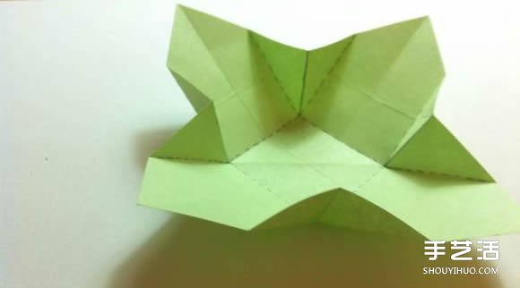 一張紙折四葉草圖解 創(chuàng)意四葉草的折法步驟 -  itrip.net.cn