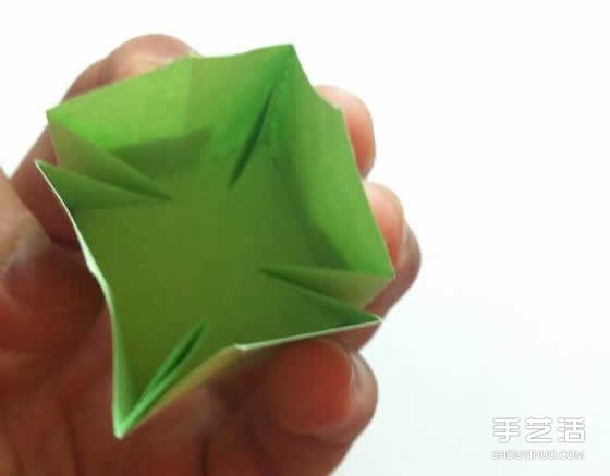 一張紙折四葉草圖解 創(chuàng)意四葉草的折法步驟 -  itrip.net.cn