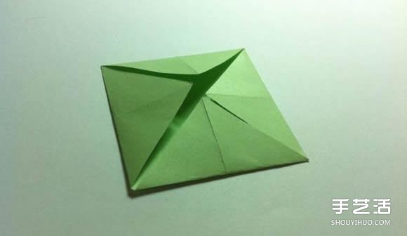 一張紙折四葉草圖解 創(chuàng)意四葉草的折法步驟 -  itrip.net.cn