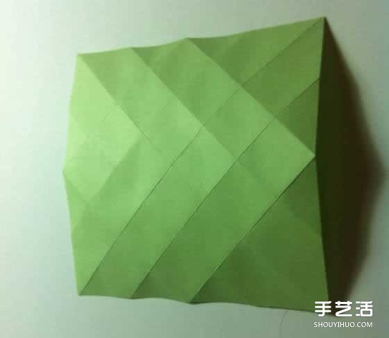 一張紙折四葉草圖解 創(chuàng)意四葉草的折法步驟 -  itrip.net.cn