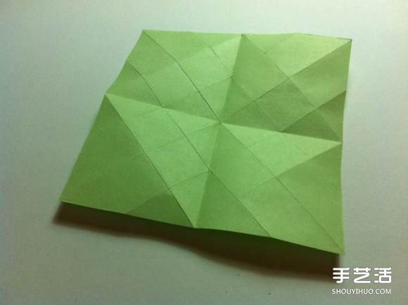 一張紙折四葉草圖解 創(chuàng)意四葉草的折法步驟 -  itrip.net.cn