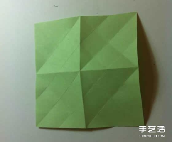 一張紙折四葉草圖解 創(chuàng)意四葉草的折法步驟 -  itrip.net.cn