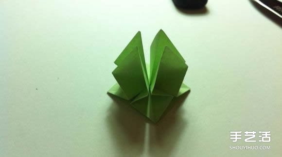 一張紙折四葉草圖解 創(chuàng)意四葉草的折法步驟 -  itrip.net.cn