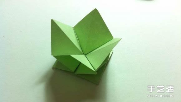 一張紙折四葉草圖解 創(chuàng)意四葉草的折法步驟 -  itrip.net.cn