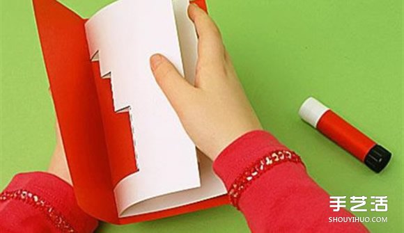 簡(jiǎn)單圣誕賀卡制作圖解 手工圣誕卡片制作圖片 -  itrip.net.cn