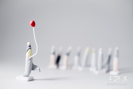 低溫瓷燒制的陶偶作品 治愈系手工陶偶圖片欣賞 -  itrip.net.cn