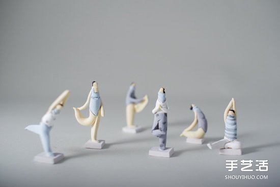 低溫瓷燒制的陶偶作品 治愈系手工陶偶圖片欣賞 -  itrip.net.cn