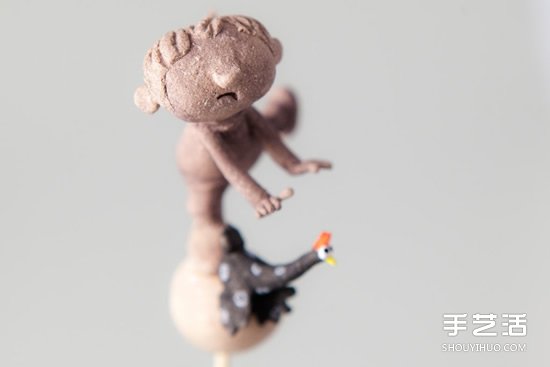 低溫瓷燒制的陶偶作品 治愈系手工陶偶圖片欣賞 -  itrip.net.cn
