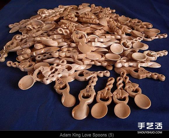 “愛”勺木雕藝術家Adam King 的雕刻作品 -  itrip.net.cn