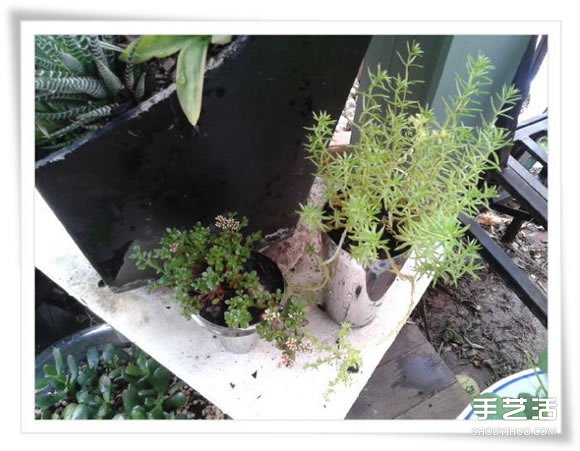微型花園：廢舊烤面包機(jī)改造制作的美麗盆景 -  itrip.net.cn