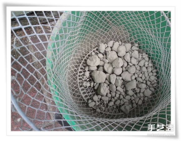 舊毛巾廢物利用做花盆 水泥毛巾花盆手工制作 -  itrip.net.cn