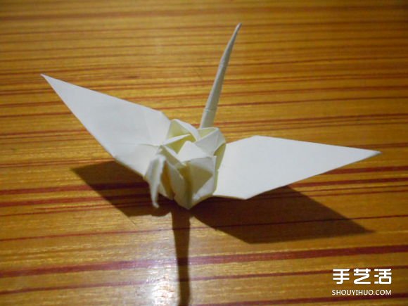 怎么折玫瑰千紙鶴步驟 玫瑰紙鶴的折法圖解  -  itrip.net.cn