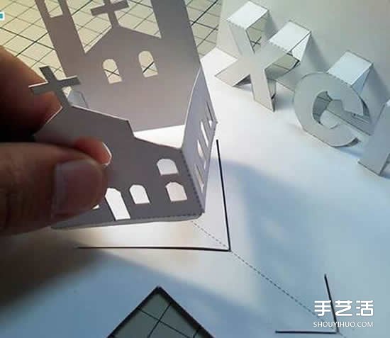 圣誕立體賀卡制作圖解 立體圣誕賀卡制作方法 -  itrip.net.cn