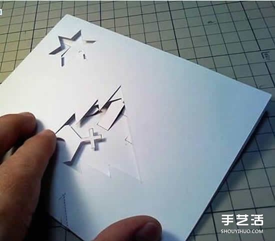 圣誕立體賀卡制作圖解 立體圣誕賀卡制作方法 -  itrip.net.cn
