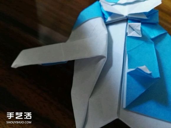 如何折紙雪人的教程 手工折雪人的折法圖解 -  itrip.net.cn