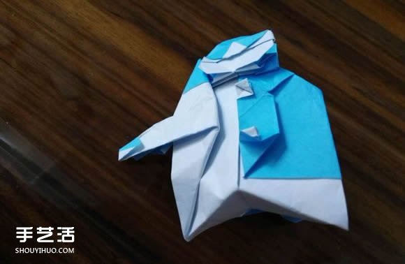 如何折紙雪人的教程 手工折雪人的折法圖解 -  itrip.net.cn