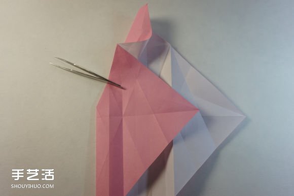 折紙女孩的步驟圖解 復(fù)雜女生的折法教程 -  itrip.net.cn