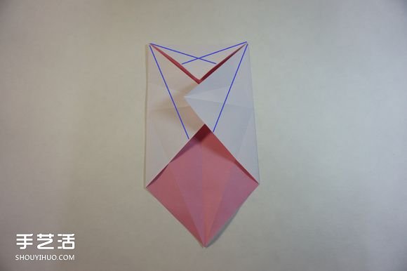 折紙女孩的步驟圖解 復(fù)雜女生的折法教程 -  itrip.net.cn