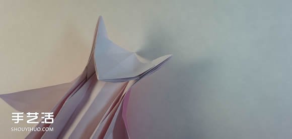 折紙女孩的步驟圖解 復(fù)雜女生的折法教程 -  itrip.net.cn