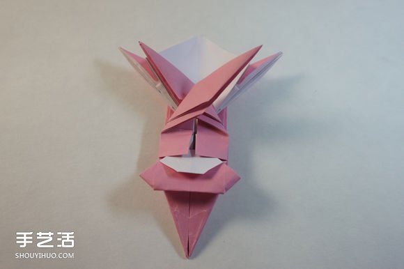 折紙女孩的步驟圖解 復(fù)雜女生的折法教程 -  itrip.net.cn